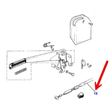 Hand Brake Cable Front  MHD5150BA